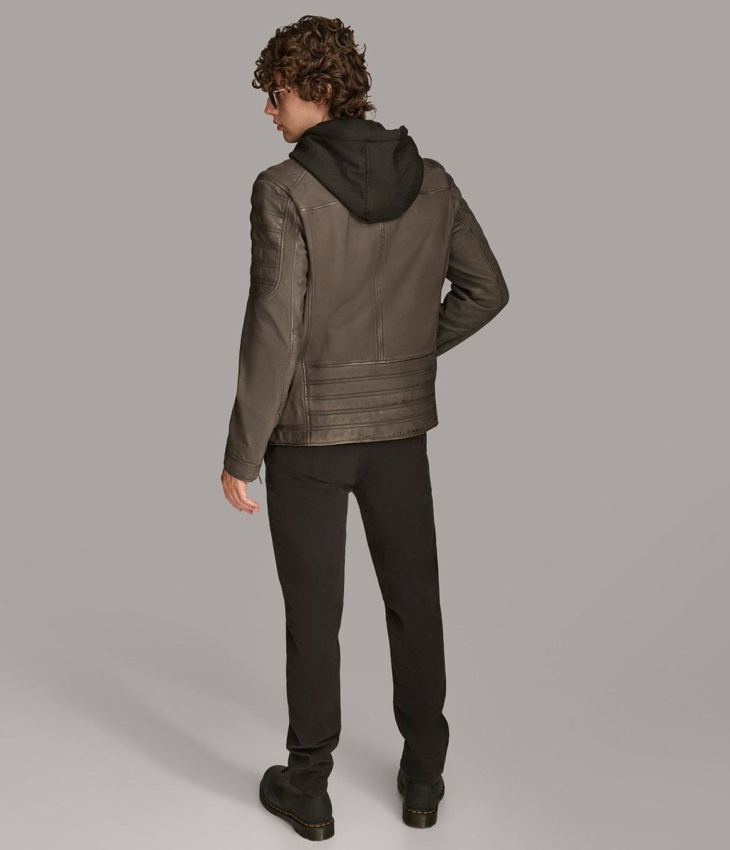 Mark Hooded Scuba Jacket - Vox Leather