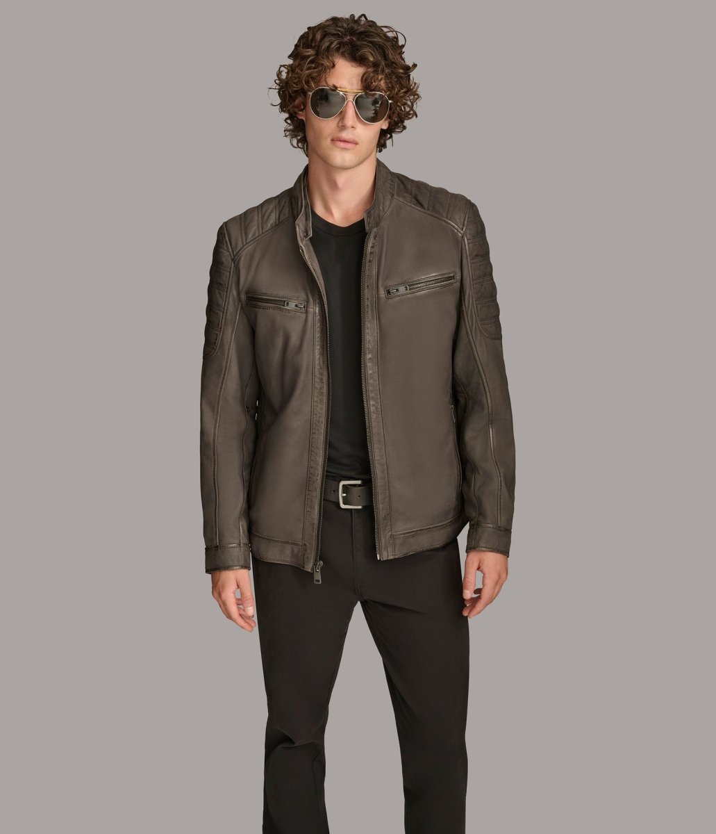 Mark Hooded Scuba Jacket - Vox Leather