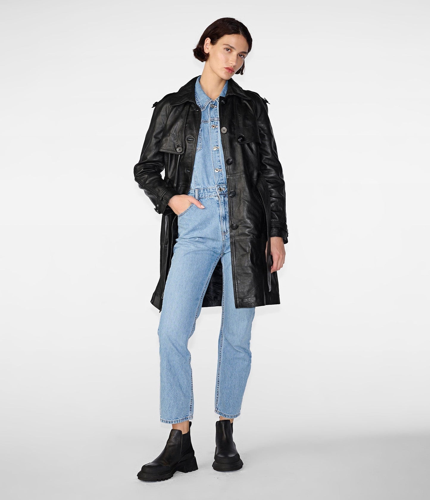 Mary Long Single Breasted Trench - Rare Leather