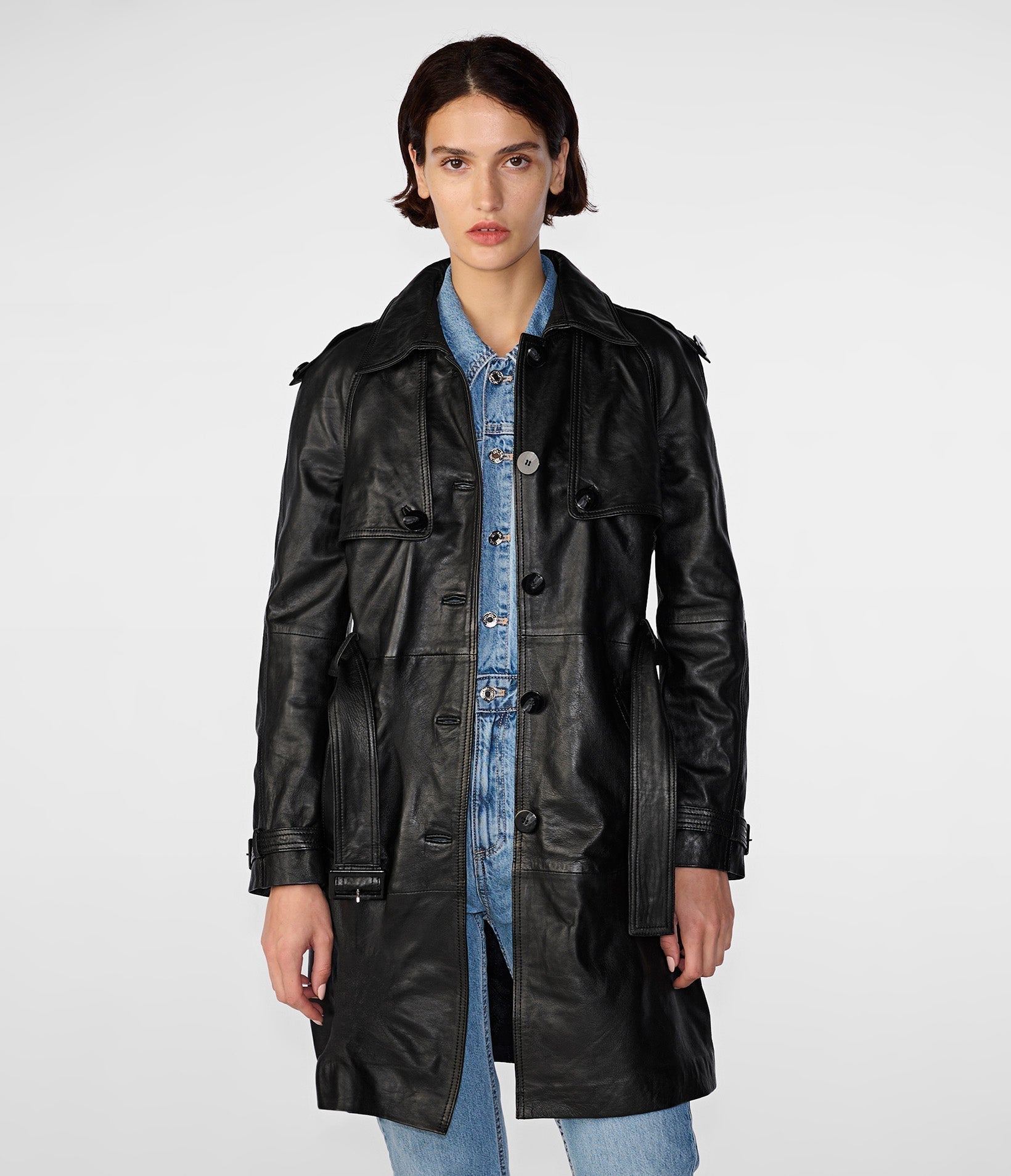 Mary Long Single Breasted Trench - Rare Leather