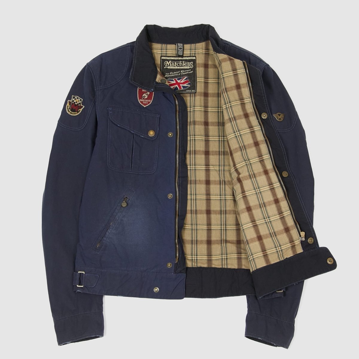 Matchless Road Driver Vintage Style Lightweight Wax-Jacket - Vox Leather