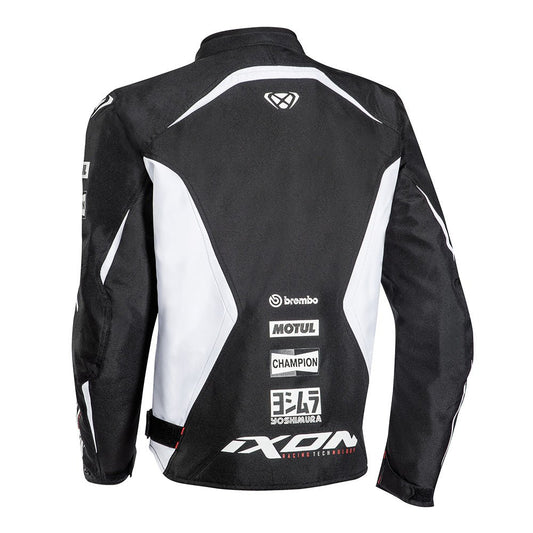 Matrix Evo - CE Certified Motorcycle Jacket (Black/White) - Vox Leather