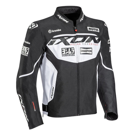 Matrix Evo - CE Certified Motorcycle Jacket (Black/White) - Vox Leather