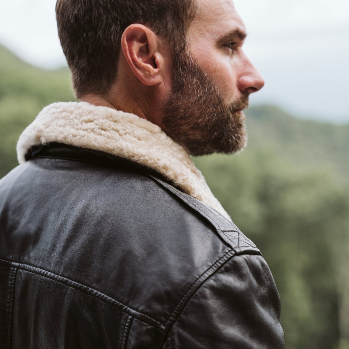 Maverick Leather Bomber Jacket - Vox Leather