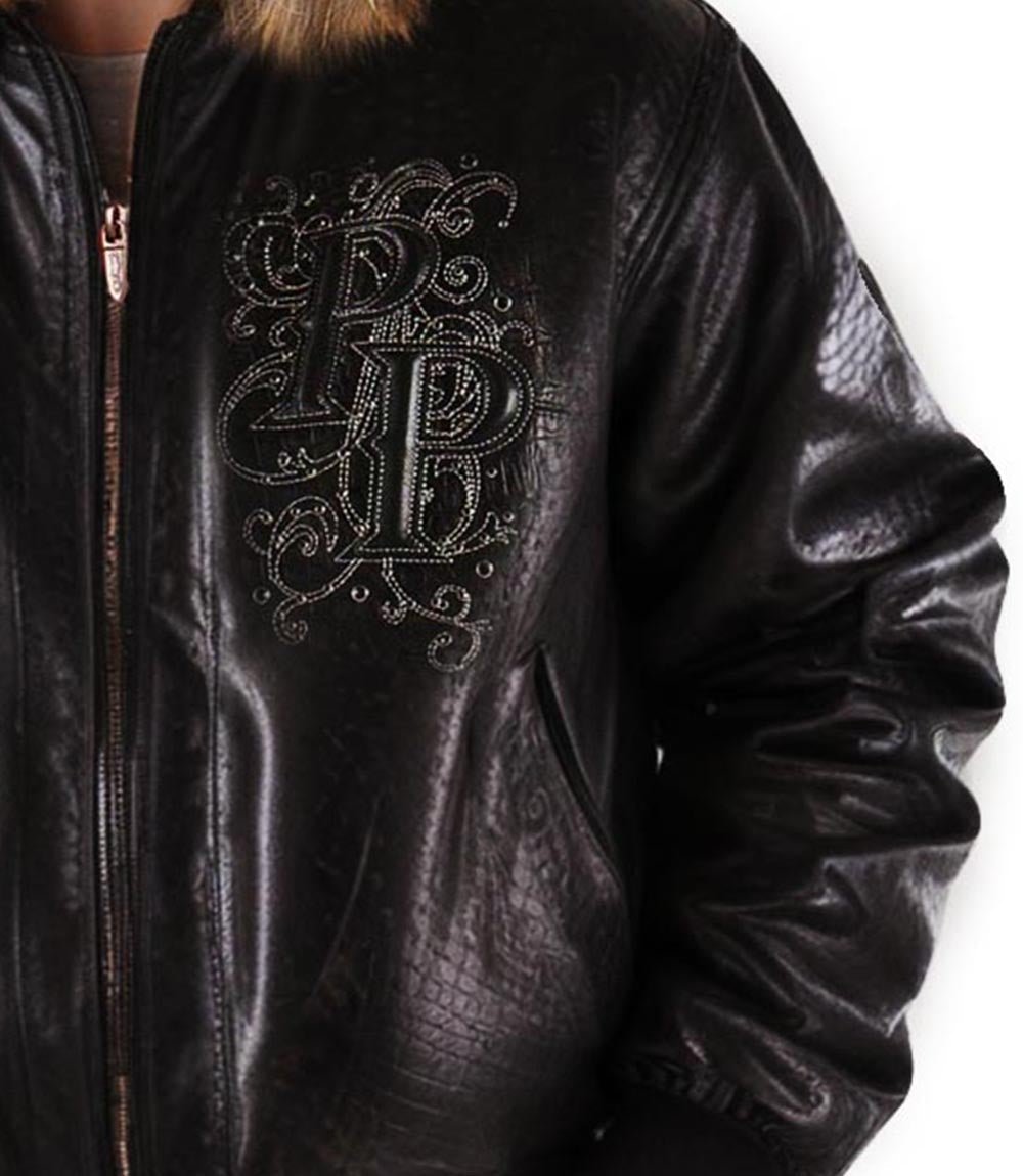 MB Black Leather Jacket with Hood - Rare Leather Order Now !!