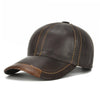 Men Single Leather Thin Baseball Cap - Rare Leather Order Now !!