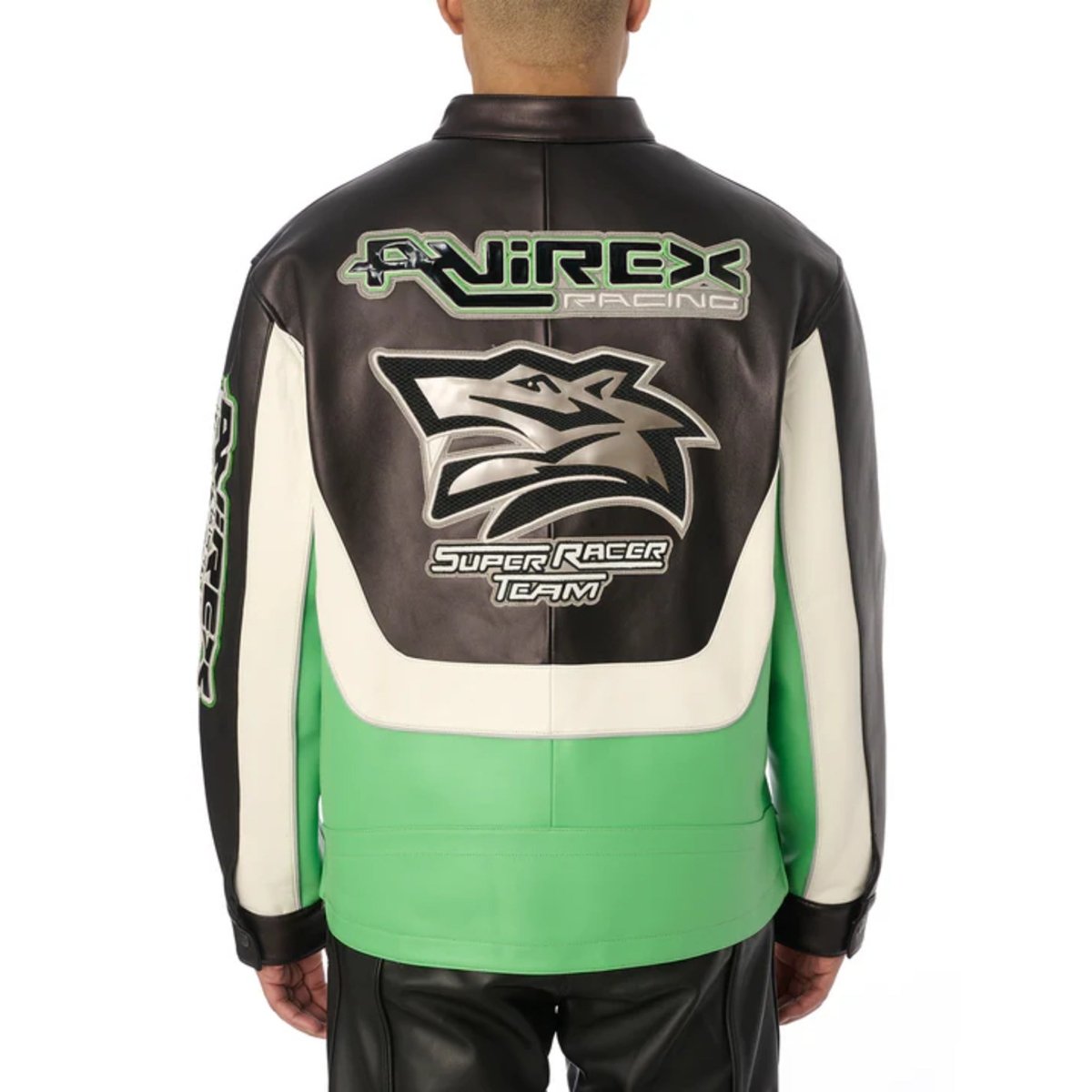 Men's Lone Wolf Leather Racer Jacket - Vox Leather