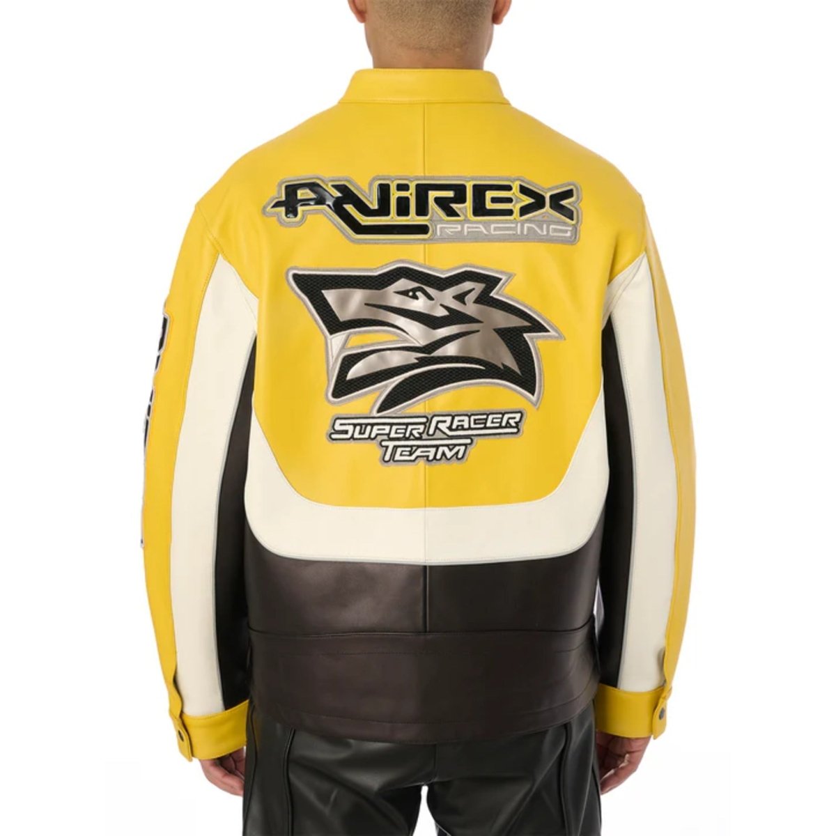 Men's Lone Wolf Leather Racer Jacket - Vox Leather