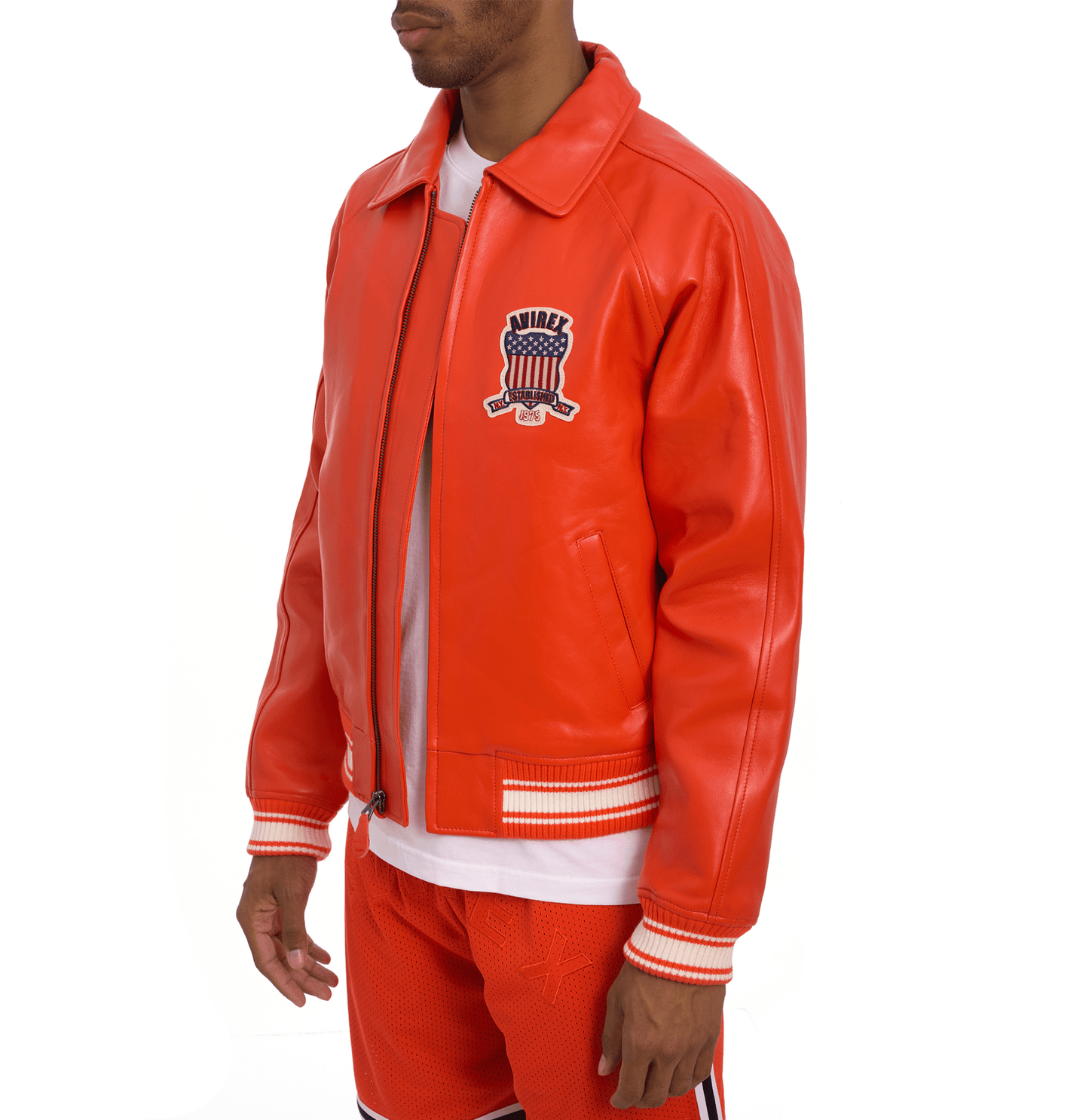 Men’s Red Icon Jacket - Rare Leather