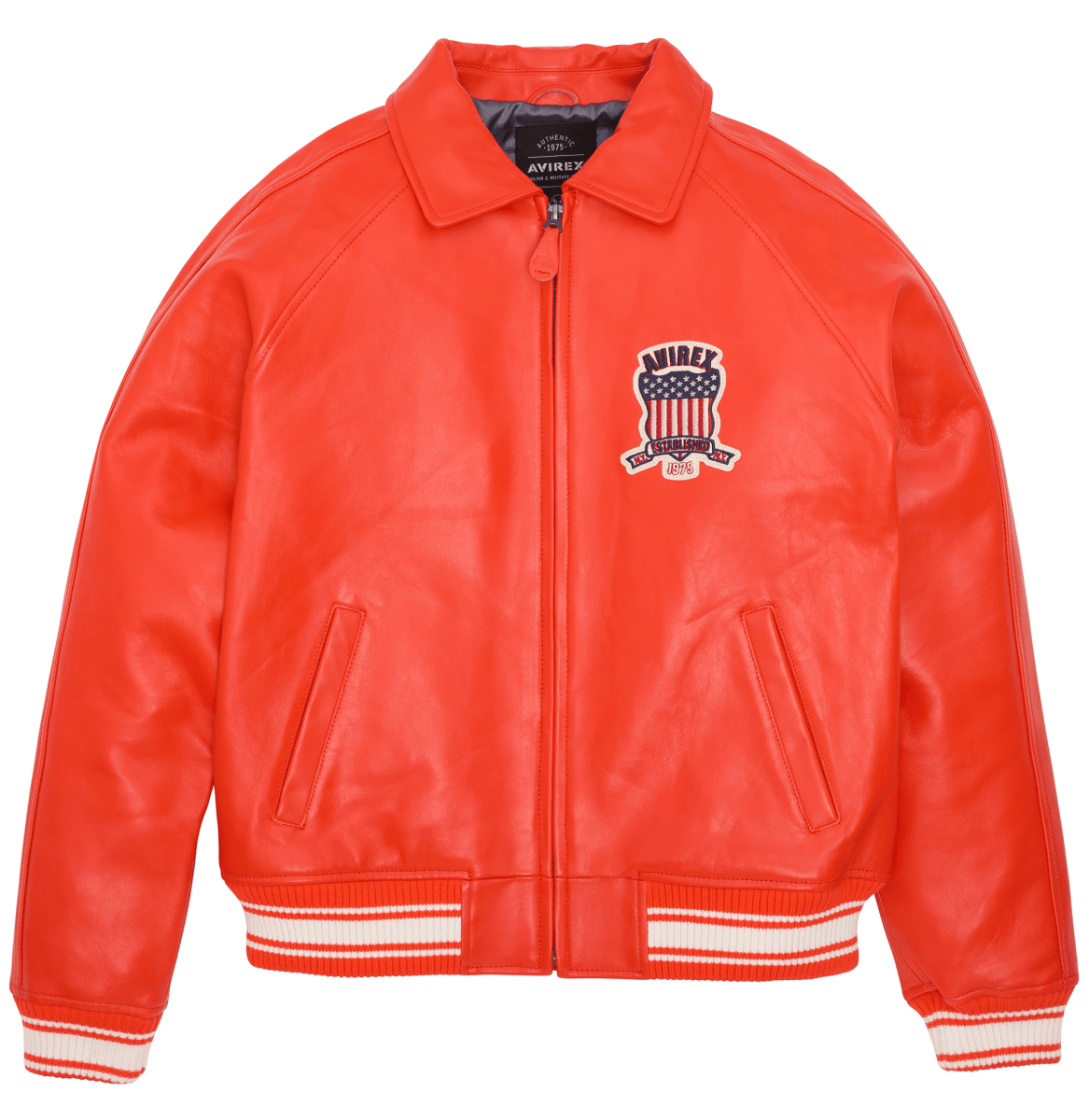 Men’s Red Icon Jacket - Vox Leather