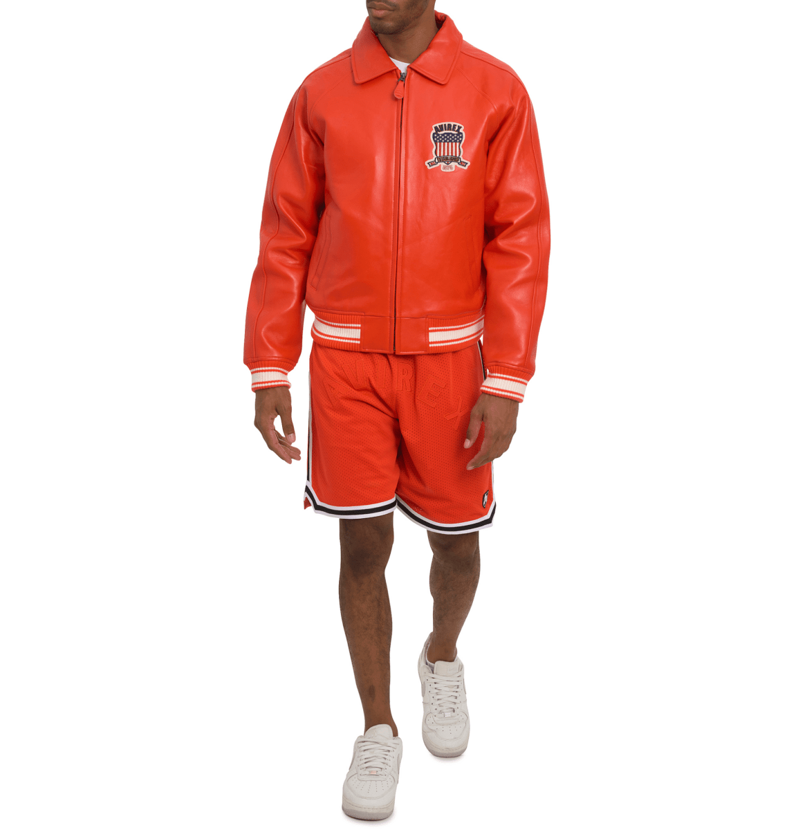 Men’s Red Icon Jacket - Vox Leather