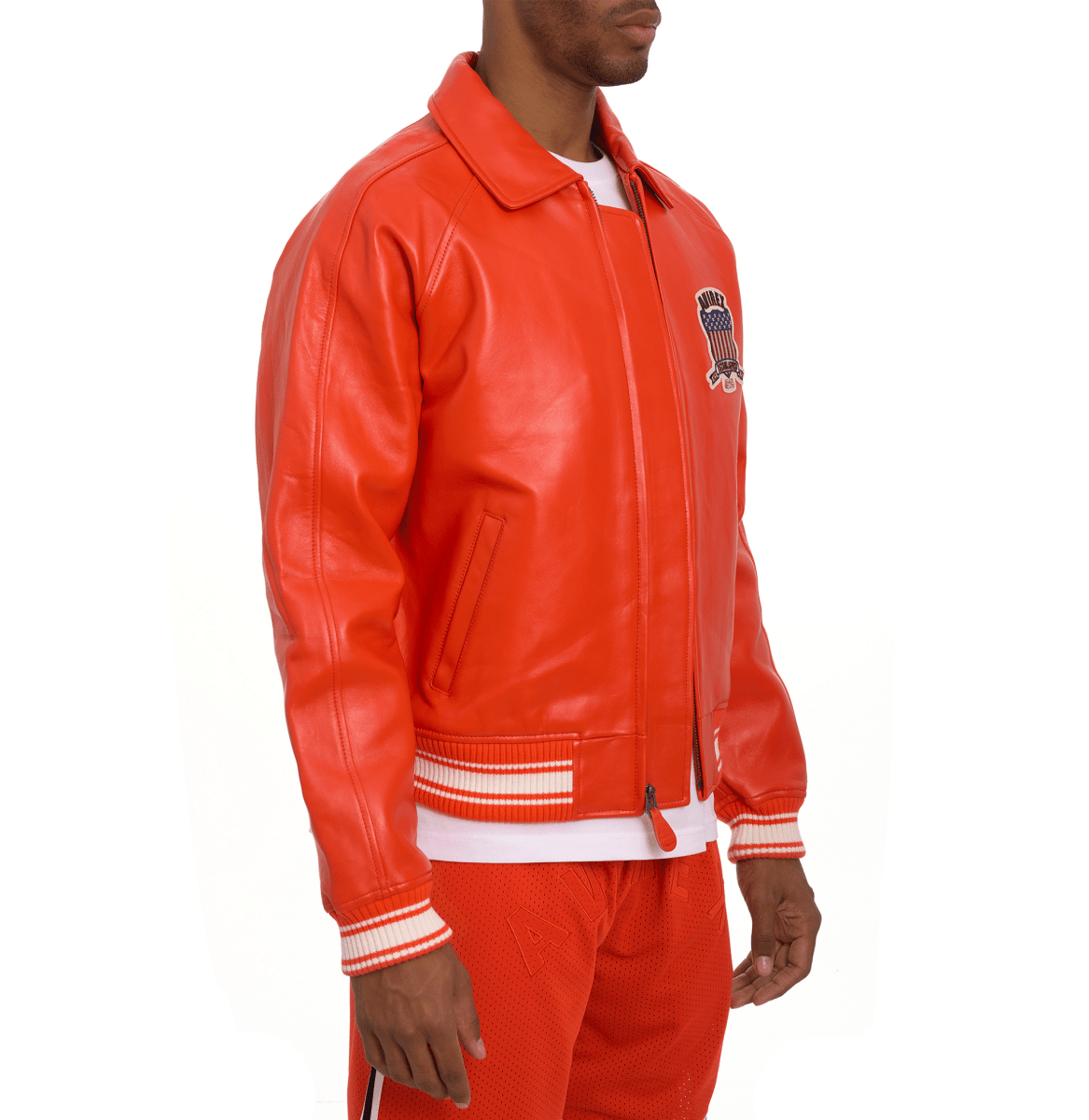 Men’s Red Icon Jacket - Vox Leather
