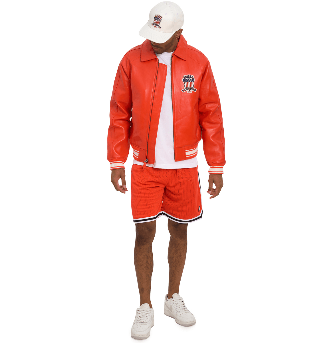 Men’s Red Icon Jacket - Vox Leather