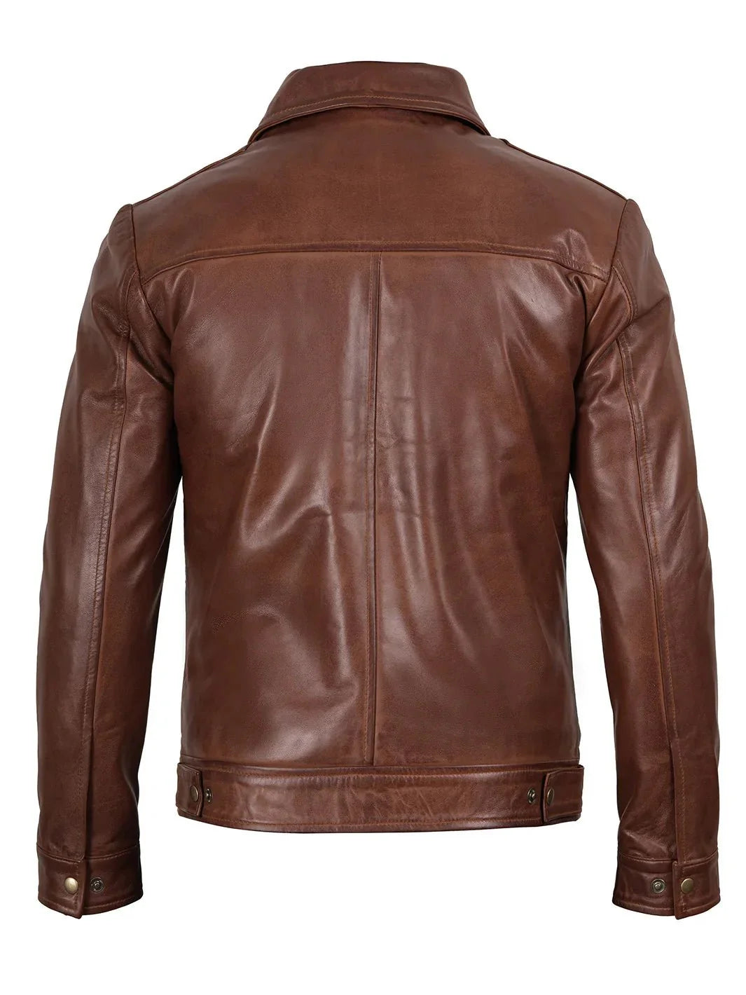 Mens Reeves Brown Harrington Real Leather Jacket - Rare Leather