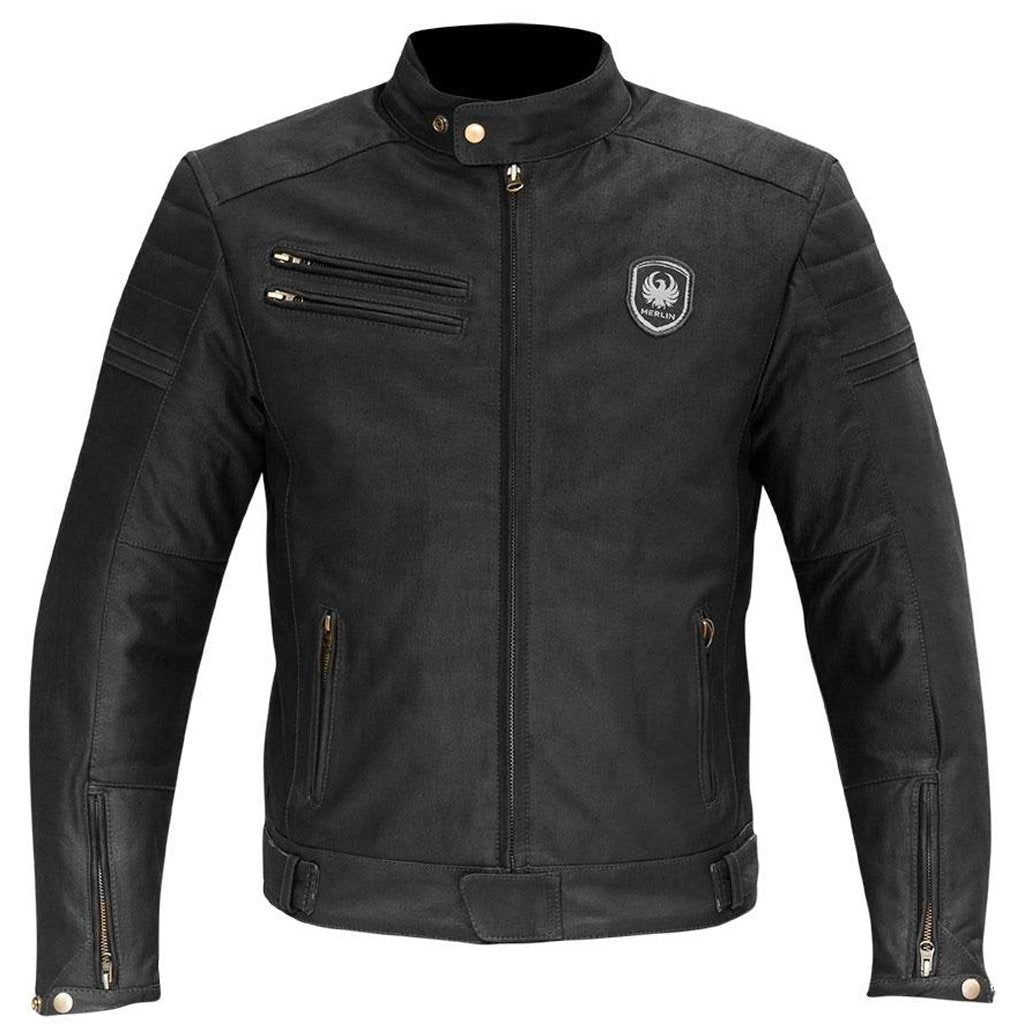 Merlin - Alton Black Leather Jacket - Vox Leather