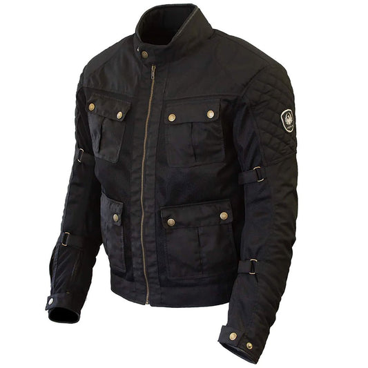 Merlin - Chigwell Utility Black Jacket - Vox Leather