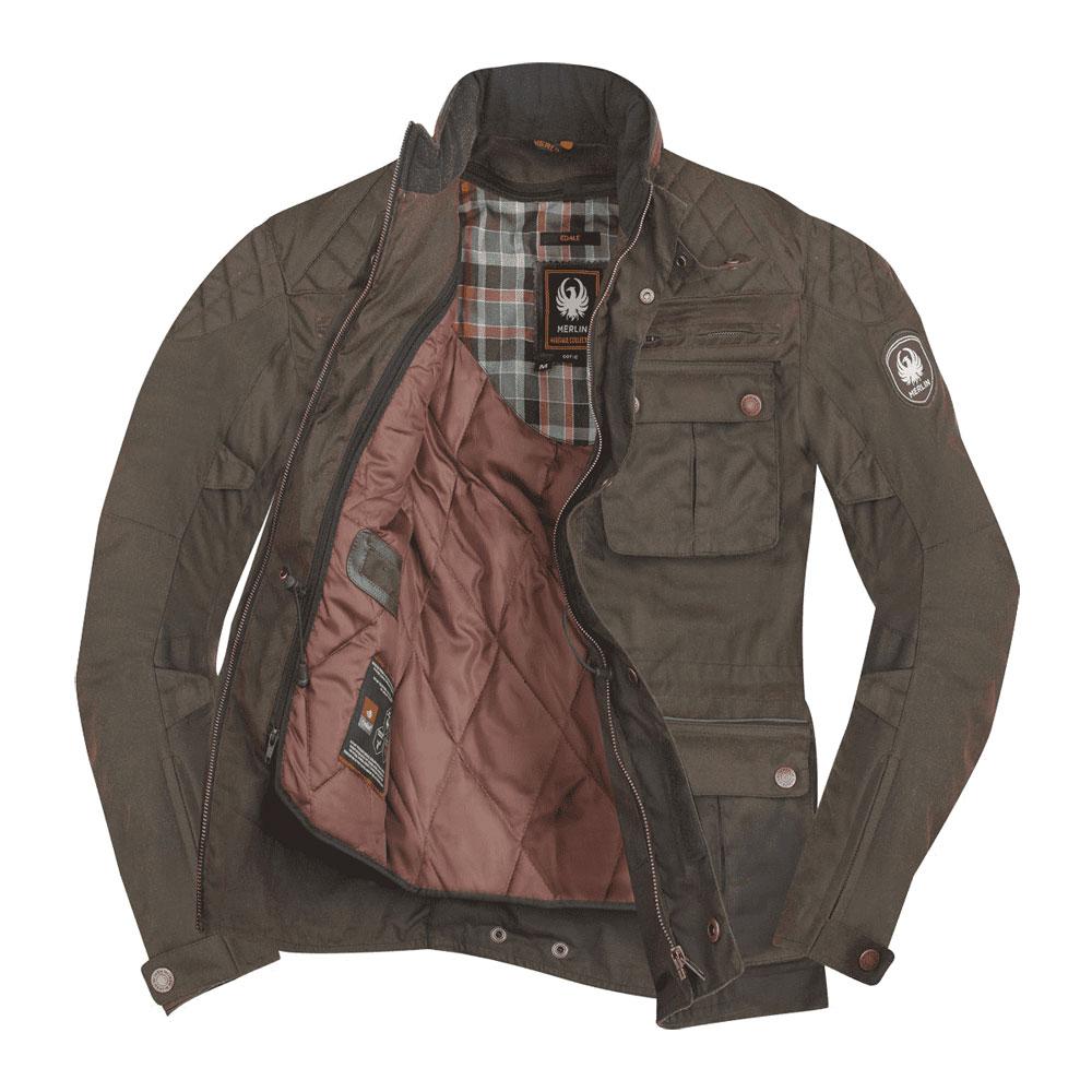 Merlin - Edale Olive Jacket - Vox Leather