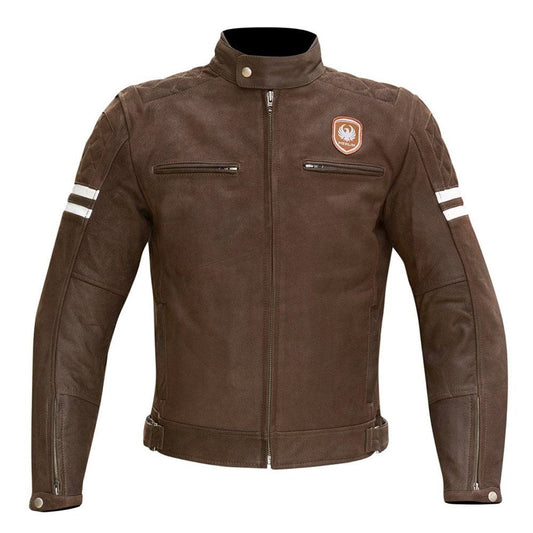 Merlin - Hixon Brown Leather Jacket - Vox Leather