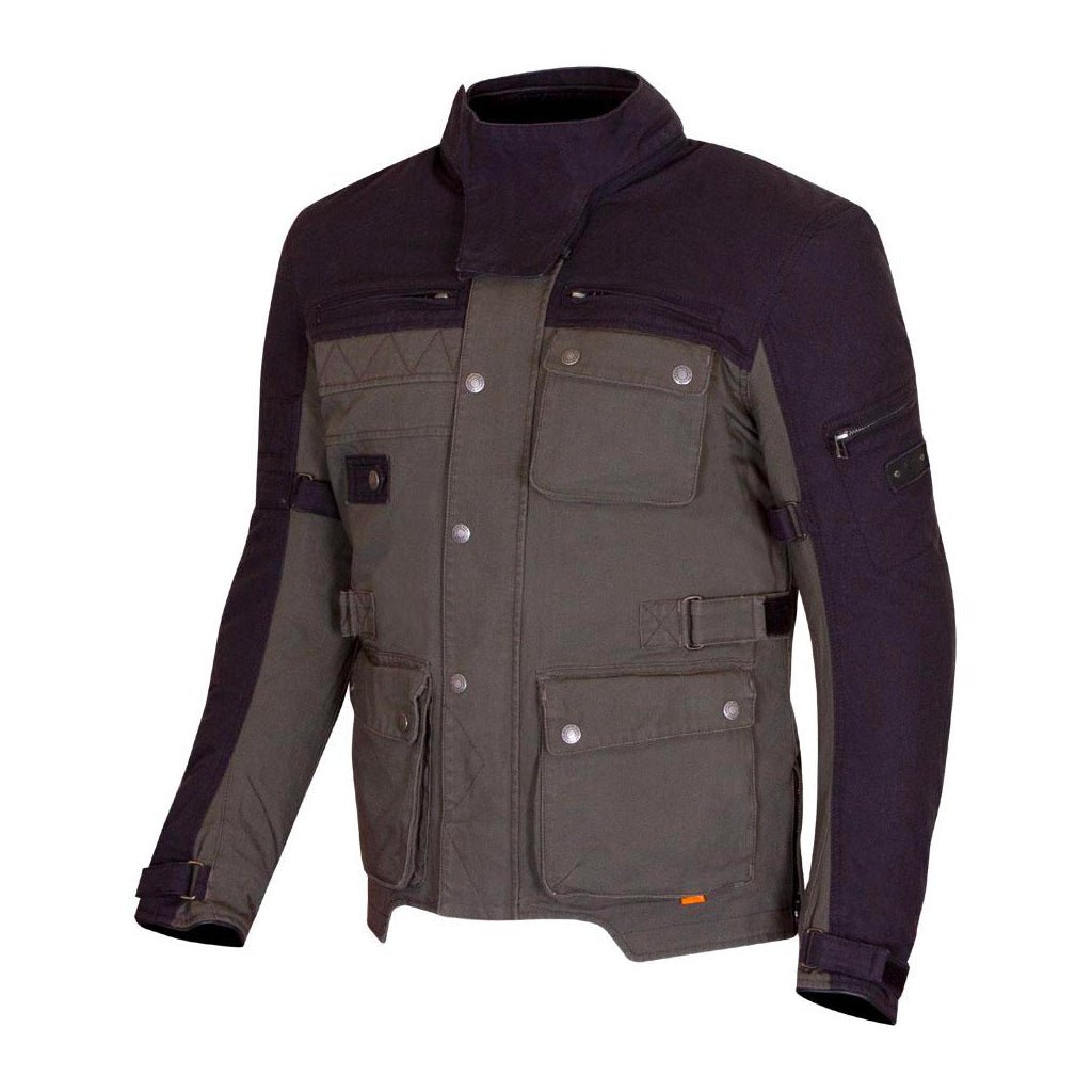 Merlin - Mahala Explorer Black/Olive Jacket - Vox Leather