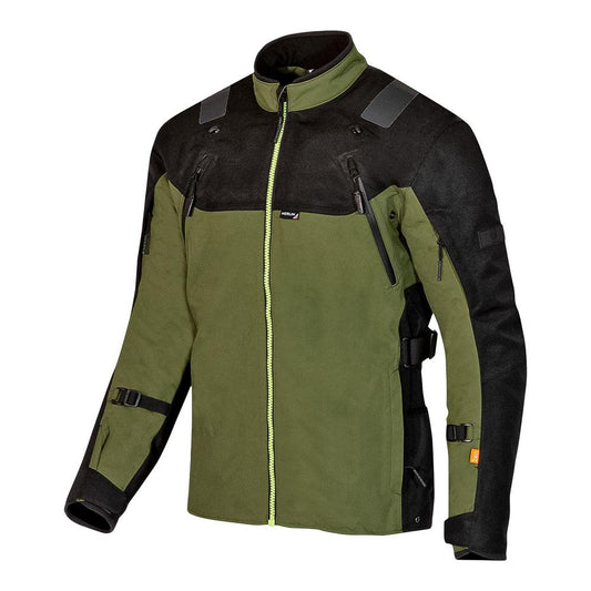 Merlin - Navar Laminated D3O Black/Dark Jacket - Vox Leather