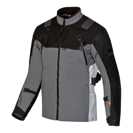 Merlin - Navar Laminated D3O Black/Grey Jacket - Vox Leather