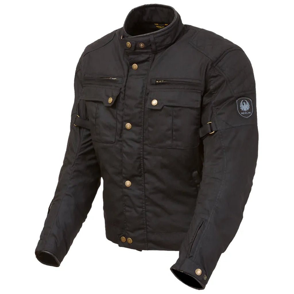 Merlin - Perton Black Jacket - Vox Leather
