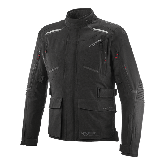 Midgard - All Season Motorcycle Touring Jacket (Black) - Vox Leather