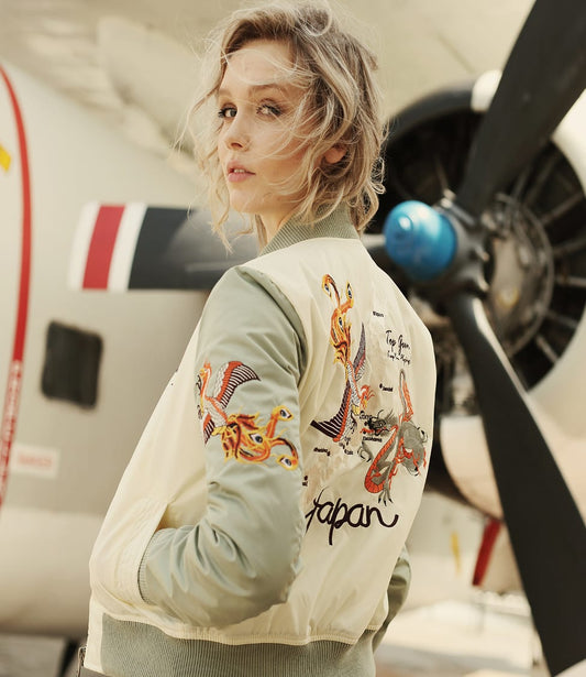 MISS TOP GUN THE FLYING LEGEND JACKET - Vox Leather