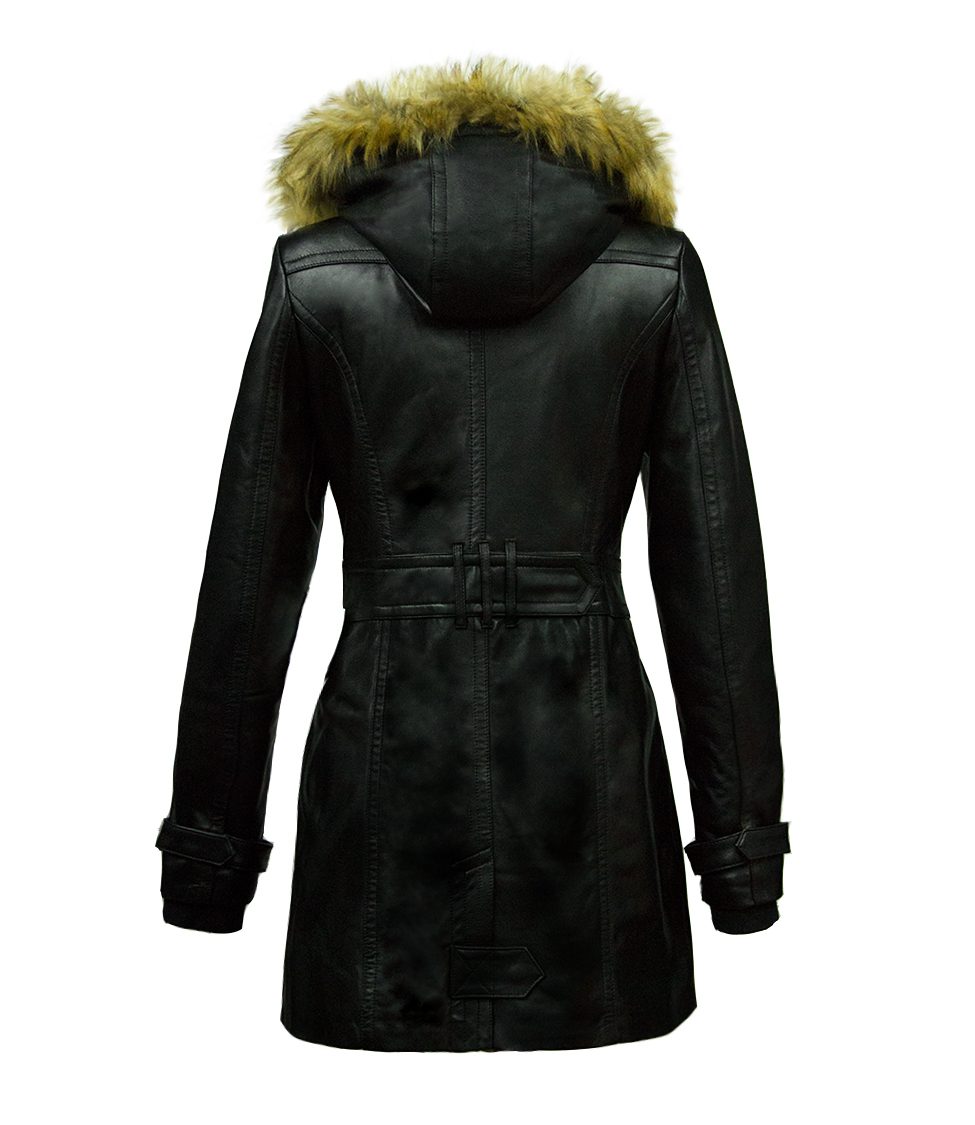 MISS TOP GUNR LONG LEATHER JACKET - Vox Leather