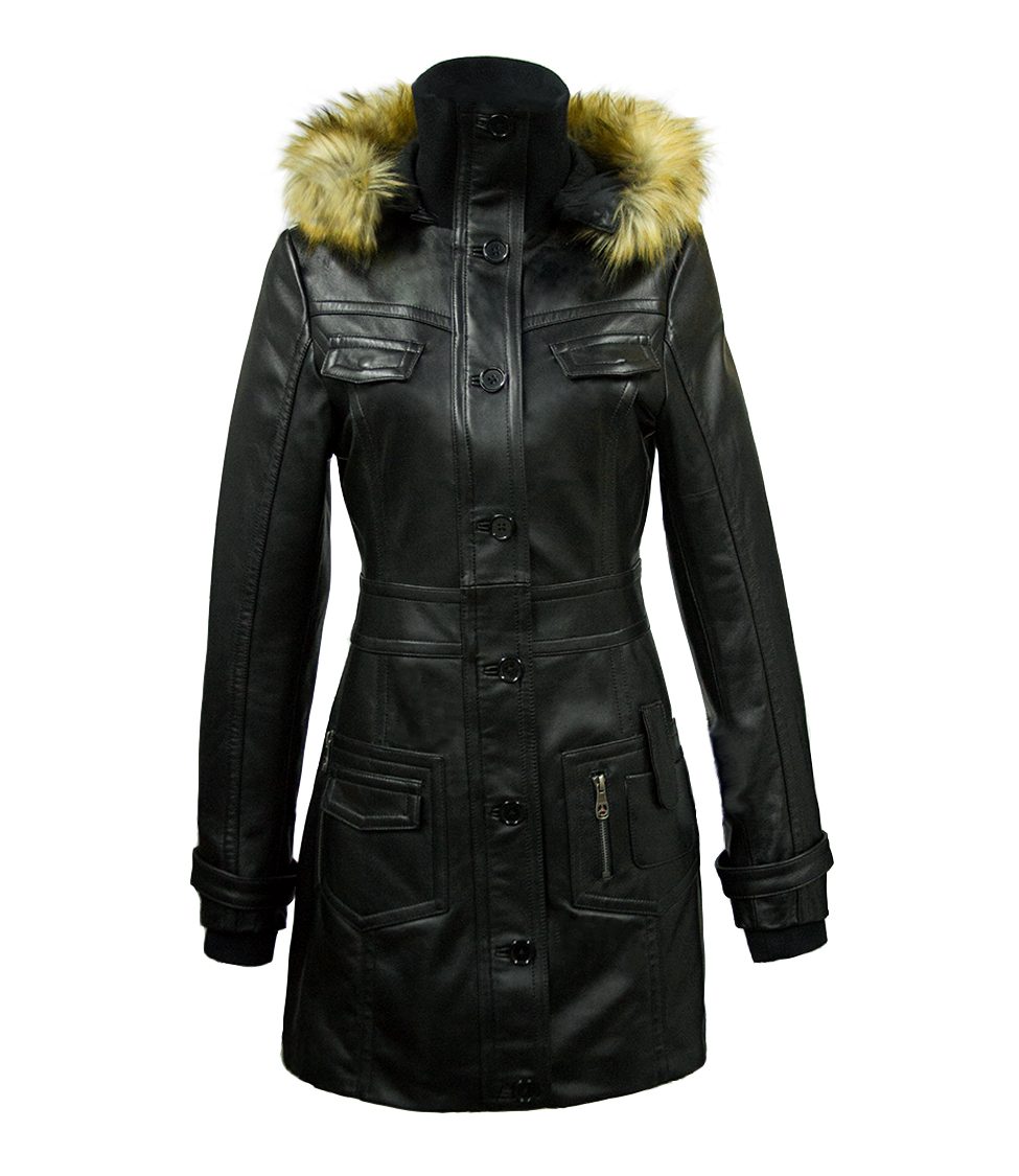 MISS TOP GUNR LONG LEATHER JACKET - Vox Leather
