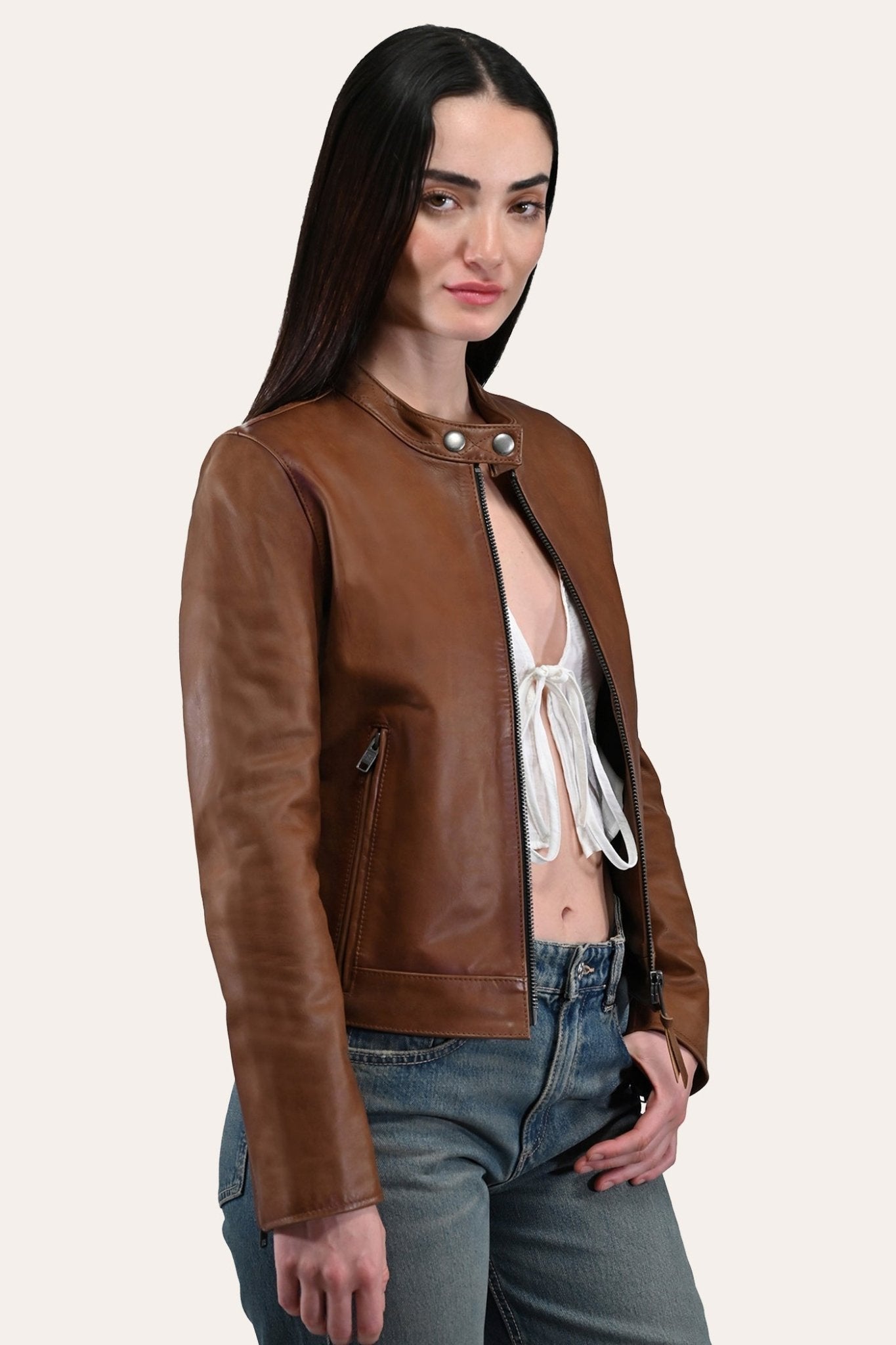 Missouri Cafe Racer Jacket - Rare Leather
