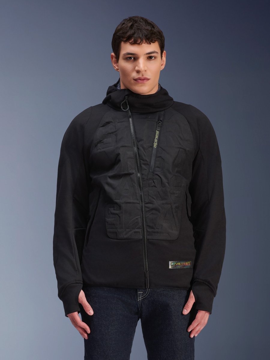 MO.ST.EQ Hybrid Hooded Jacket - Vox Leather