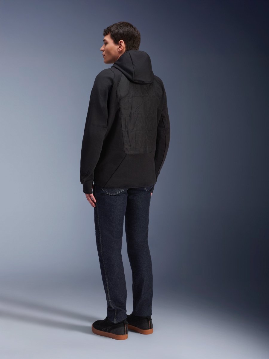 MO.ST.EQ Hybrid Hooded Jacket - Vox Leather