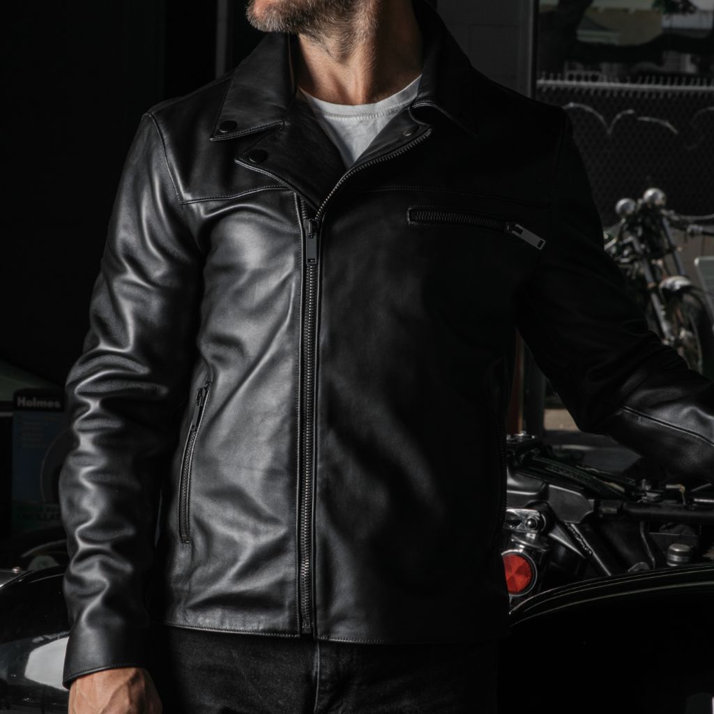 Motorcycle Jacket | Black - Vox Leather