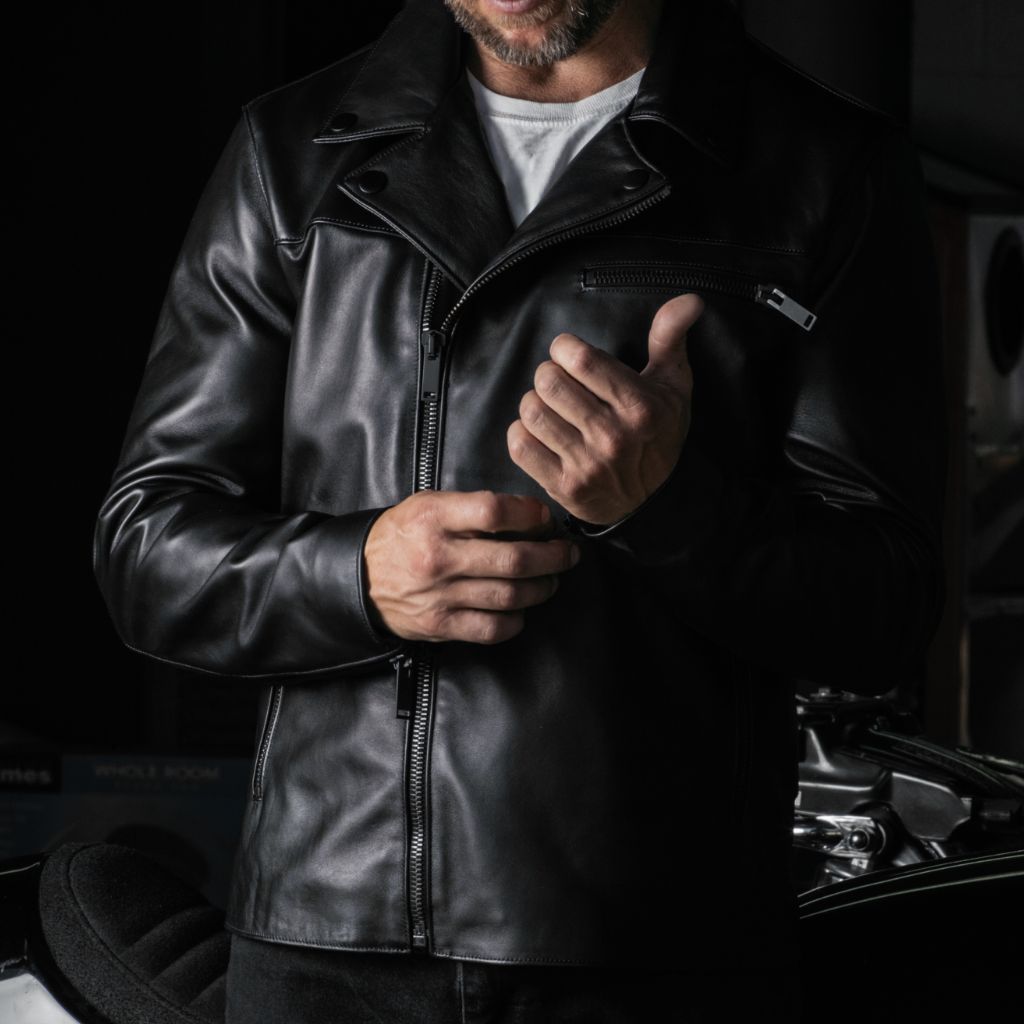 Motorcycle Jacket | Black - Vox Leather