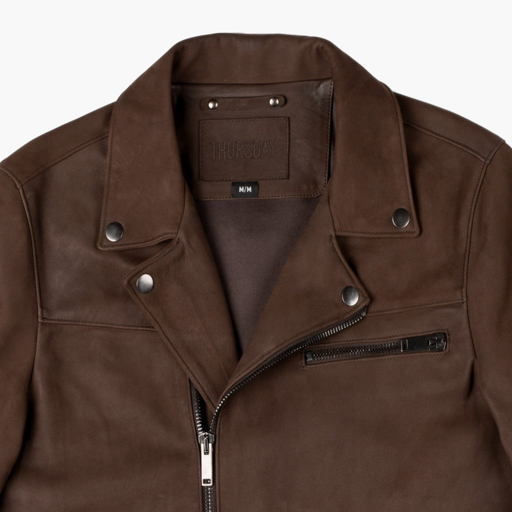 Motorcycle Jacket | Tobacco - Rare Leather