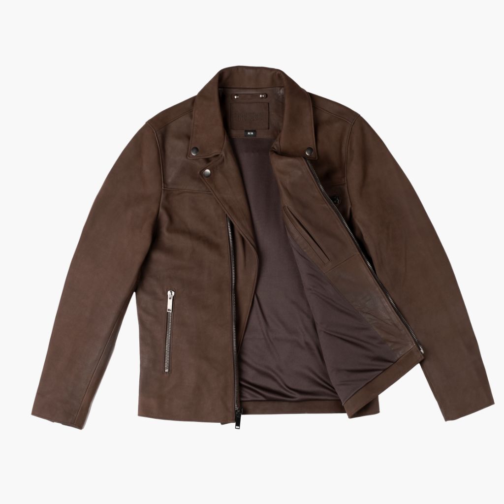 Motorcycle Jacket | Tobacco - Rare Leather