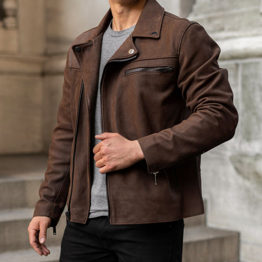 Motorcycle Jacket | Tobacco - Vox Leather