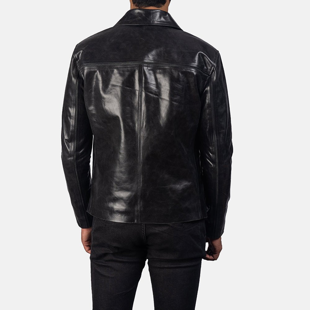 Mystical Black Men's Leather Jacket - Vox Leather
