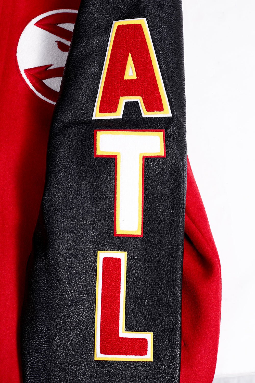 NBA ATLANTA HAWKS SCRIPT TAIL WOOL VARSITY - Rare Leather