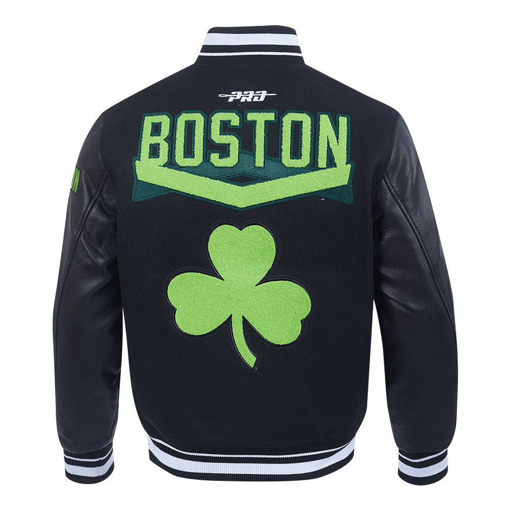 NBA BOSTON CELTICS CITY WOOL VARSITY JACKET - Rare Leather