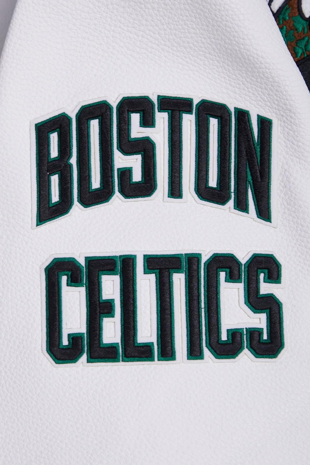 NBA BOSTON CELTICS RETRO CLASSIC RIB WOOL VARSITY JACKET - Rare Leather