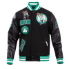 NBA BOSTON CELTICS RETRO CLASSIC WOOL VARSITY JACKET - Rare Leather