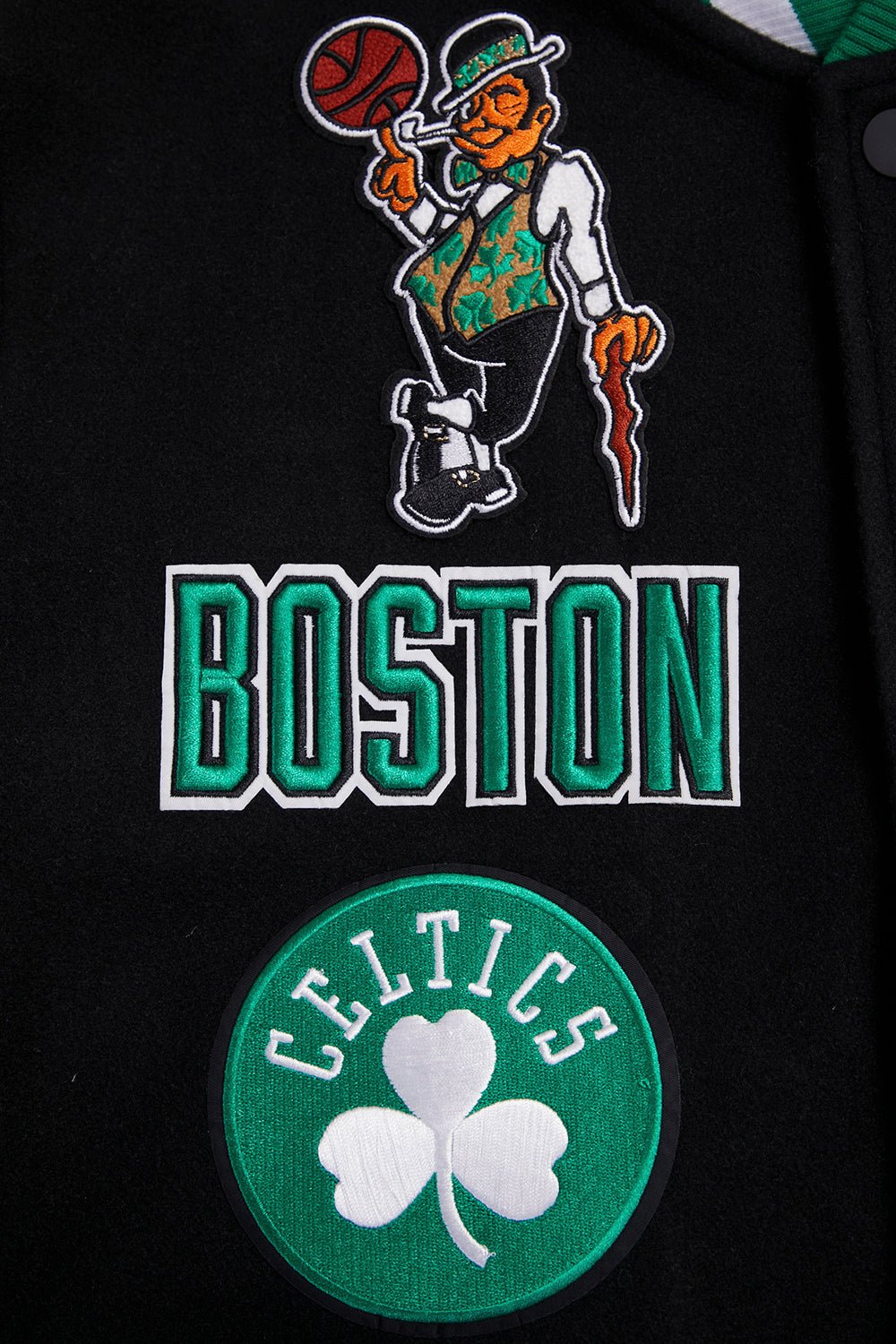 NBA BOSTON CELTICS RETRO CLASSIC WOOL VARSITY JACKET - Rare Leather