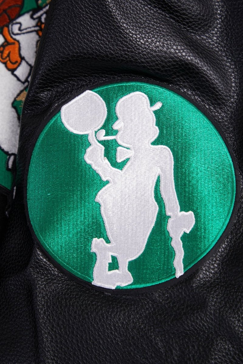 NBA BOSTON CELTICS RETRO CLASSIC WOOL VARSITY JACKET - Vox Leather