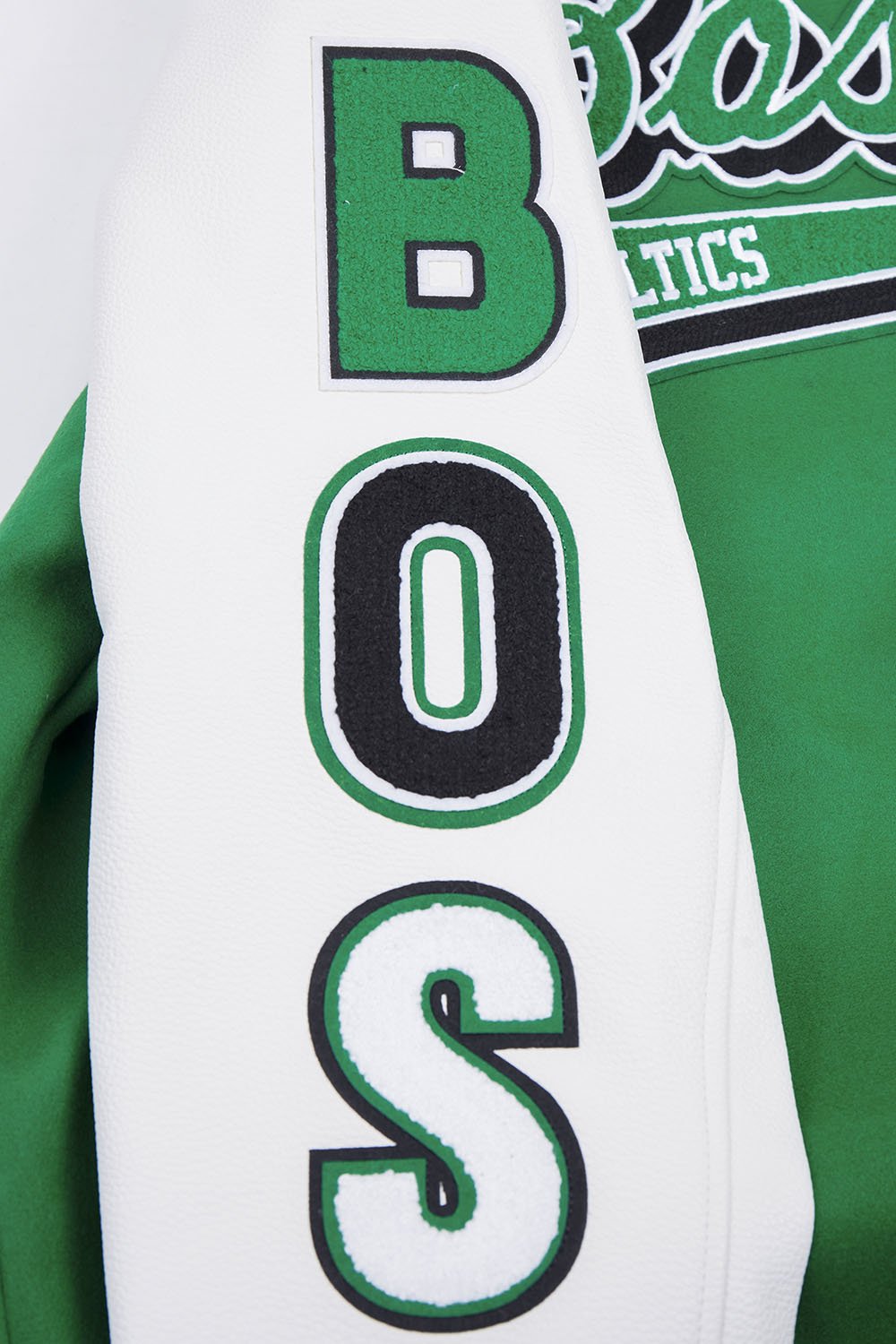 NBA BOSTON CELTICS SCRIPT TAIL WOOL VARSITY - Rare Leather