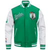 NBA BOSTON CELTICS SCRIPT TAIL WOOL VARSITY - Rare Leather