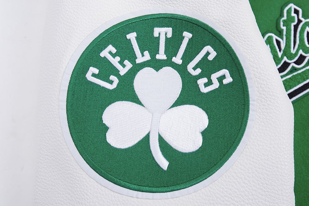 NBA BOSTON CELTICS SCRIPT TAIL WOOL VARSITY - Rare Leather