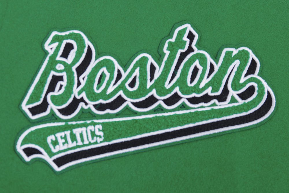 NBA BOSTON CELTICS SCRIPT TAIL WOOL VARSITY - Rare Leather