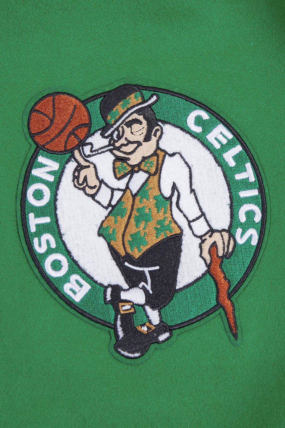 NBA BOSTON CELTICS SCRIPT TAIL WOOL VARSITY - Rare Leather